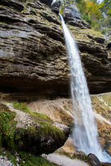 Pericnik waterfall near Kranjska gora, Slovenia