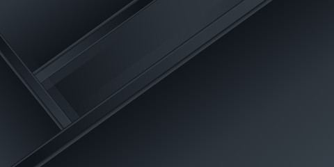 Black stripe line abstract background for presentation design.