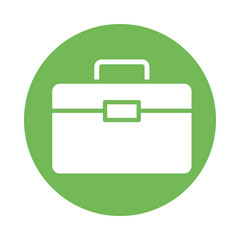 portfolio briefcase documents isolated icon