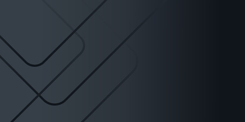 Diamond square rectangle dark grey, black background texture, 3d illustration, 3d rendering vector illustration for presentation design