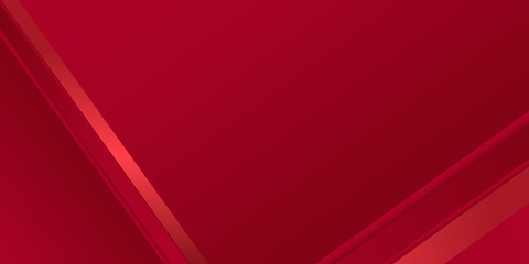 Abstract modern background gradient color. Red maroon and white gradient with stylish line and square decoration suit for presentation design.