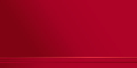 Fototapeta premium Abstract modern background gradient color. Red maroon and white gradient with stylish line and square decoration suit for presentation design.