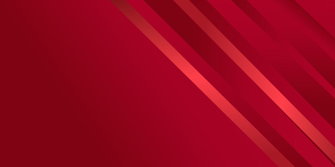 Abstract modern background gradient color. Red maroon and white gradient with stylish line and square decoration suit for presentation design.