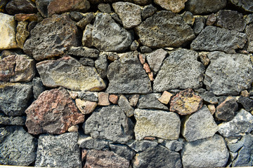 Stone wall texture, big rocks background, abstract