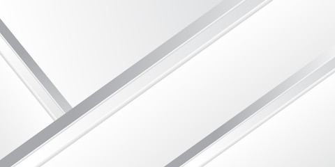  Grey white abstract background geometry shine and layer element vector for presentation design. Suit for business, corporate, institution, party, festive, seminar, and talks.