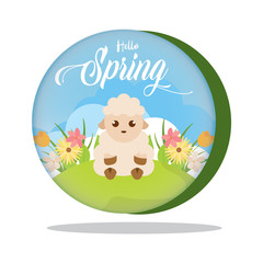 Fototapeta premium Hello spring landscape