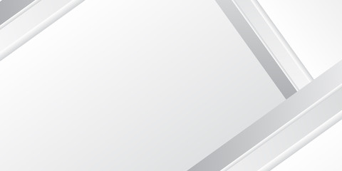  Grey white abstract background geometry shine and layer element vector for presentation design. Suit for business, corporate, institution, party, festive, seminar, and talks.