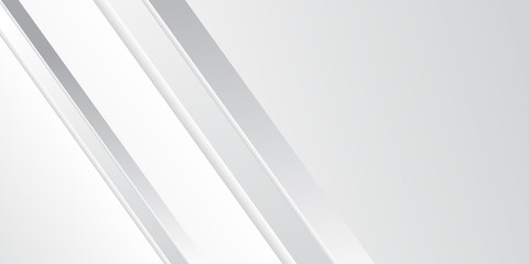  Grey white abstract background geometry shine and layer element vector for presentation design. Suit for business, corporate, institution, party, festive, seminar, and talks.