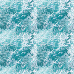 Marble water background, seamless pattern, water texture