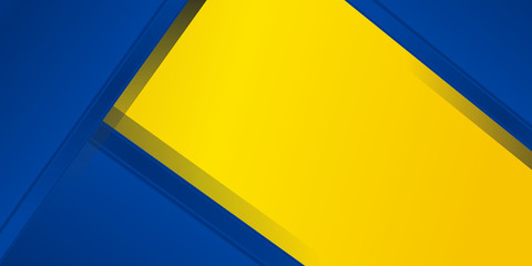 Abstract blue yellow modern background gradient color. Yellow and white blue gradient with stylish line and square decoration suit for presentation design.
