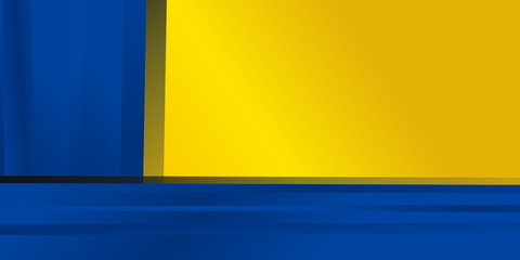  Blue yellow white abstract background geometry shine and layer element vector for presentation design. Suit for business, corporate, institution, party, festive, seminar, and talks.