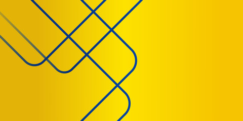 Blue yellow gold white abstract background suit for presentation design. Banner vector illustration. Suit for business, corporate, institution, party, festive, seminar, and talks.
