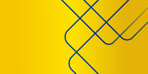 Blue yellow gold white abstract background suit for presentation design. Banner vector illustration. Suit for business, corporate, institution, party, festive, seminar, and talks.