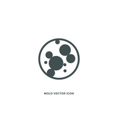Mold fungus vector icon. Illustrator EPS10. © photoopus