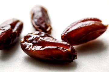 Close up view of dried dates