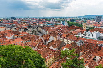 Fototapeta na wymiar The old town of Graz