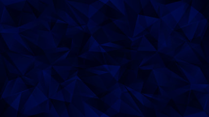 Dark blue bright in the center polygon abstract pattern