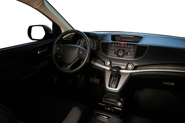 Interior of  modern car dashboard