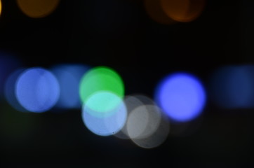 blurred night city, color background
