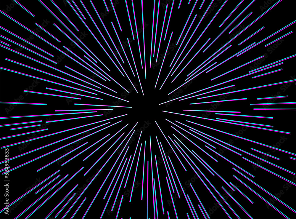 Poster design of universe speed background