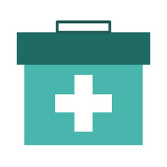 medical kit handle line and fill style icon