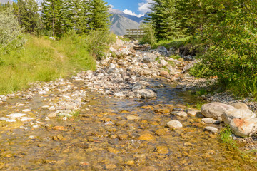 Majestic mountain river in Canada.