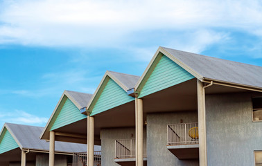 Row Of Triangle Shaped Roofs