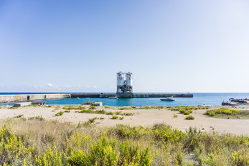 Cement factory harbor