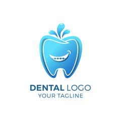 Dental Clinic Logo Tooth abstract design vector template