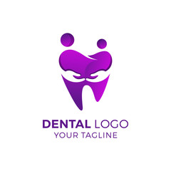 Dental Clinic Logo Tooth abstract design vector template