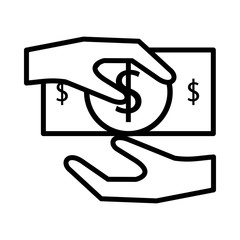 hands with bill money dollar