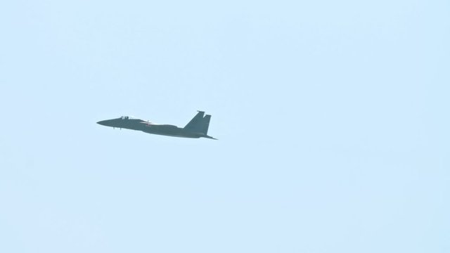 Kadena AB Okinawa Japan Feb 21 2020 Military aircraft taking off and on runway fighter jet, refueler, air tanker, A10, F15,C130 USAF