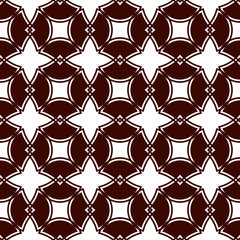 Oriental mosaic tile ornament. Ethnic, tribal background. Ornamental seamless pattern. Delicate openwork wallpaper