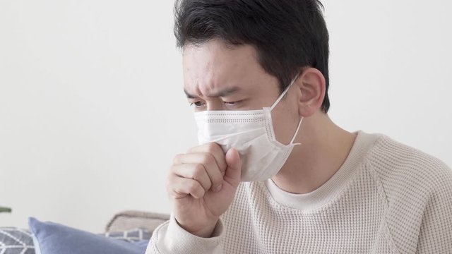 男性　咳