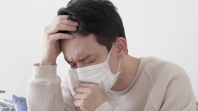 男性　咳
