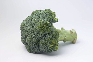 Isolate broccoli on white background