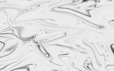 Swirling liquid abstract black and white tone or monochrome background(backdrop) with copy space for text or image.