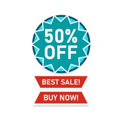 Vector collection of sale tags with text. Labels or Ribbons for banners and posters design