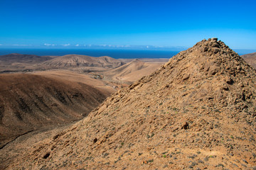 Fototapeta na wymiar landscape view of fuerteventura