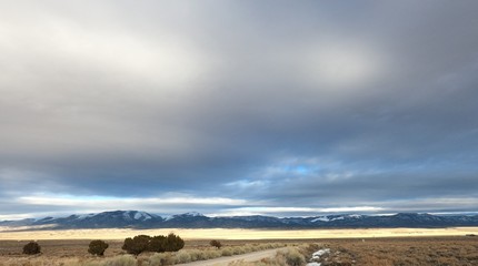 Great Basin of Eastern Nevada in Winter