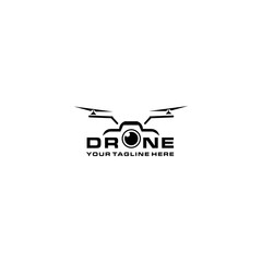 drone logo template vector icon