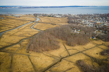 AERIAL OF LAURENCE HARBOR NEW JERSEY