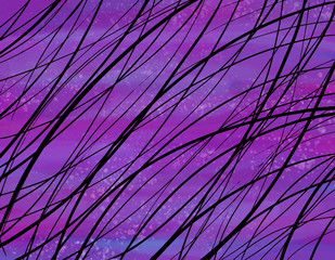 ファンタジーテイストの水彩風背景　ピンク