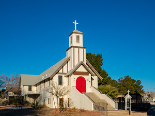Exterior sunny view of the St Christopher's Episcopal Church
