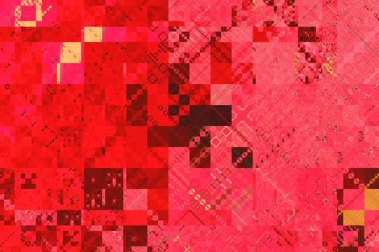 tappezzeria motivo fantasia rosso passione