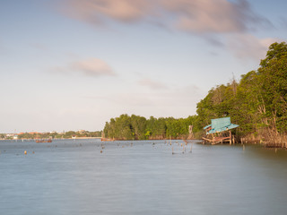 Twilight Time At Songkhla lake Thailand