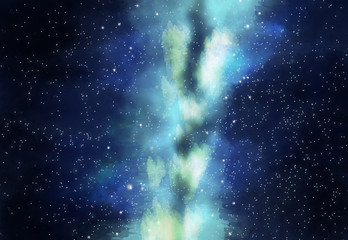 background star  space Material color