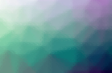 Abstract illustration of blue and green Glass Blocks background