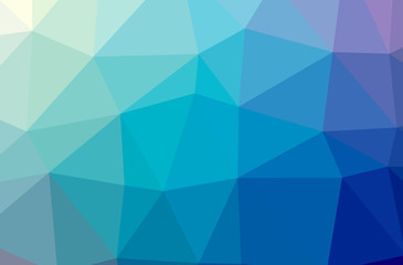 Illustration of abstract Blue, Purple horizontal low poly background. Beautiful polygon design pattern.