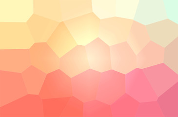 Abstract illustration of brown, orange Giant Hexagon background